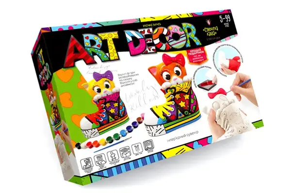 Набір для творчості ARTD-01-01U,02U,03U,04U "ART DECOR" DANKO купити недорого в Україні, фото 3