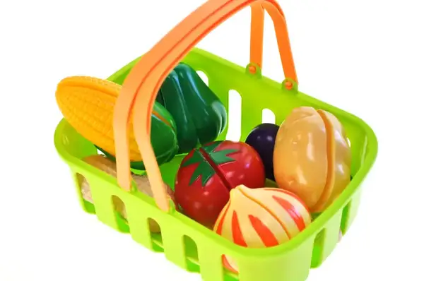 Набір продуктів в корзині WJ950 в кульку р.28x24x7см YG Toys купити недорого в Україні, фото 5