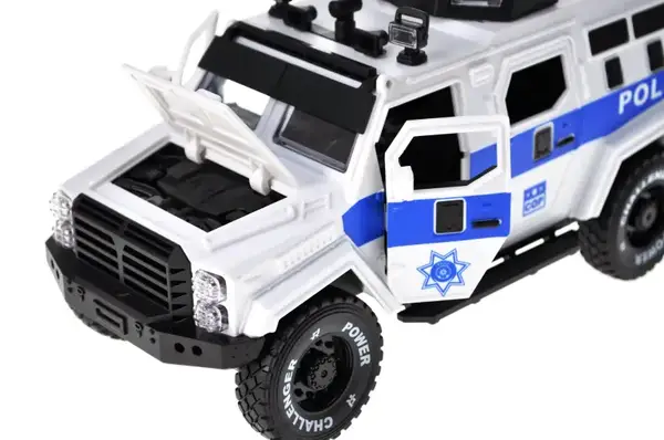 Машина поліція RJ9808A інерційна, озвучена, зі світлом, в коробці YG Toys купити недорого в Україні, фото 5