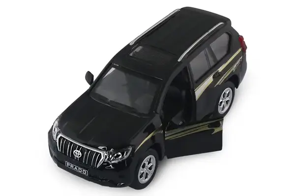 Машина KM6189D "TOYOTA PRADO" чорний TECHNODRIVE купити недорого в Україні, фото 2