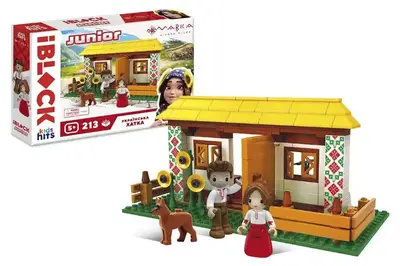 Конструктор Kids hits IBLOCK JUNIOR МАВКА 213 деталей, 2 фігурки, наліпки, татуювання PL-921-521 коробка 37,5*26*6 см Конструктор Kids hits IBLOCK JUNIOR МАВКА 213 деталей, 2 фігурки, наліпки, татуювання PL-921-521 коробка 37,5*26*6 см купити