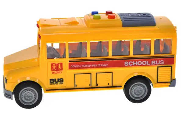 Автобус JS201J інерційний, озвучений, зі світлом, в дисплеї 6 шт. р.40x24x10 см YG Toys купити недорого в Україні, фото 4