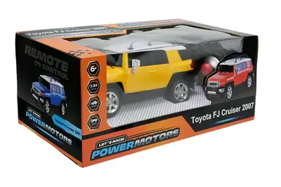Машина р/к PM2407 "POWERMOTORS",1:24 TOYOTA FJ CRUISER, жовтий колір, акум.,світло у кор.26.5x14x10.5см купити