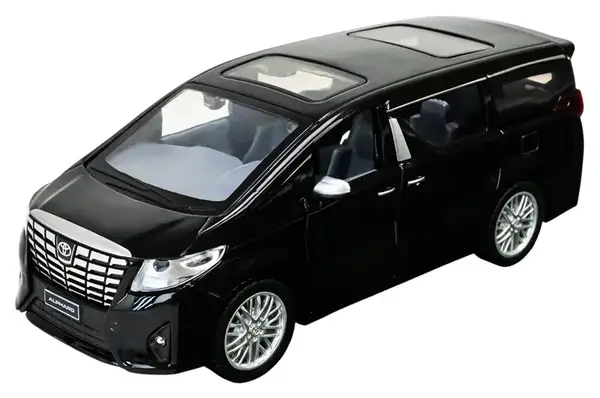 Машина металева 68481 "АВТОПРОМ", 2 кольори, 1:29 Toyota Alphard, батарейка, світло, звук, відкр. двері, в коробці 20x11x10 см. купити недорого в Україні, фото 3