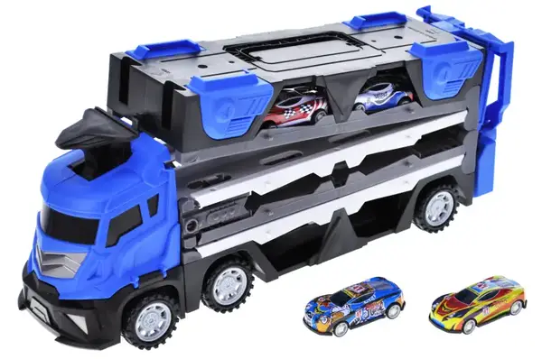 Автовоз інерційний з машинками в коробці 827 купити недорого в Україні, фото 2