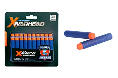 Набір поролонових патронів 20шт на блістері JLX7115 р.17*16,8*2,9см купити