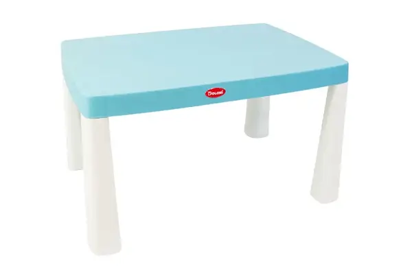Стіл дитячий зі стільцем 04660/7 "Граємось та навчаємось" з конструктором 486 дет., бірюзовий DOLONI купити недорого в Україні, фото 7