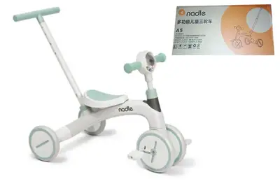 Велобіг Maraton NODLE A5 бірюзовий 4в1 батьківська ручка купити