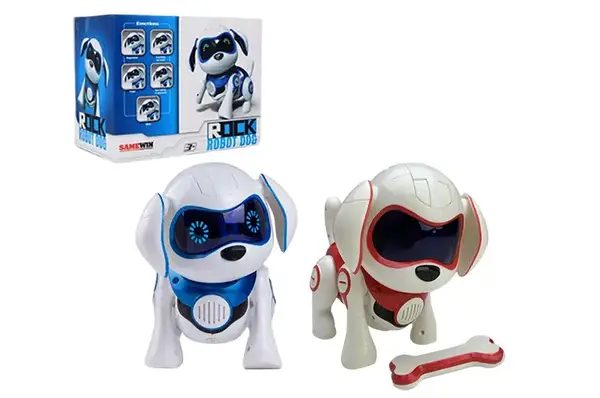 Робот-собака 961 батарейка, 2 кольори, світло, звук, короб. 26*15*17см купити