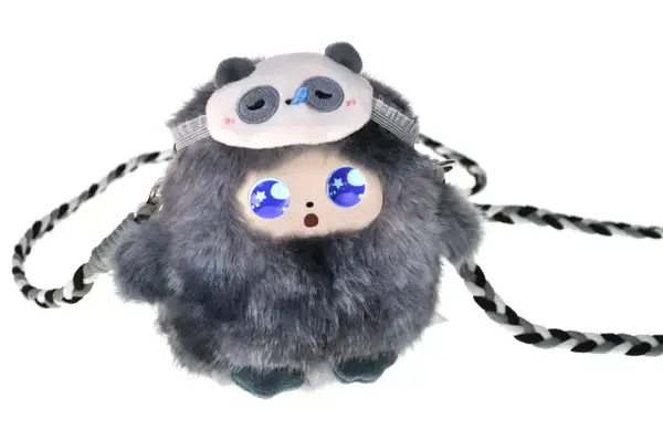 М'яка іграшка сумочка з ШІ 29572А сіра, штучний інтелект, у коробці р.14*10*22 см купити недорого в Україні, фото 4