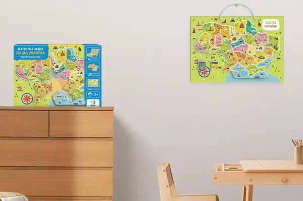 Магнітна гра 200268 "Мапа Наша Україна" DoDo купити недорого в Україні, фото 5