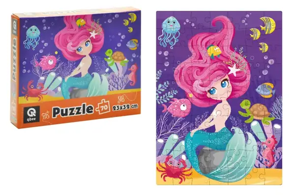 Пазли - 70 елм. - QB400-008 "Світ Русалки" qbee купити недорого в Україні, фото 3