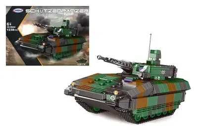 Конструктор "Бронетранспортер" 1238дет XB-06042 (Р) р.54*8*39см купити