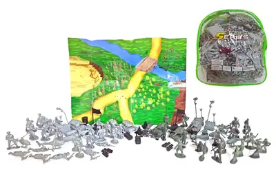 Набір солдатиків "Армія" в рюкзаку великий SSA-big Colorplast купити