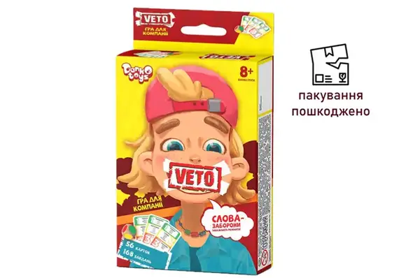 OUTLET Настільна розважальна гра VETO міні VETO-02-01U DANKO купити