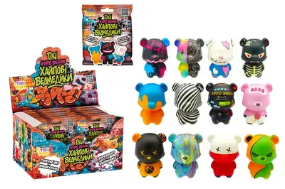 Іграшка-сквіш SQ027 TIKI WIKI – ТІКІ ХАЙПОВІ ВЕДМЕДИКИ (у диспл.) купити