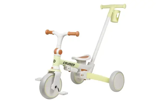 Триколісний біговел 3 в 1 Maraton Tri-cycle Cruiser Milano 001 cream з батьківською ручкою купити