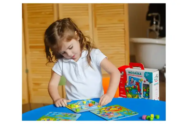 Дерев'яна мозаїка "Зоопарк" ZB2002-02 VladiToys купити недорого в Україні, фото 3