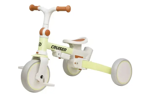 Триколісний біговел 3 в 1 Maraton Tri-cycle Cruiser Milano 001 cream з батьківською ручкою купити недорого в Україні, фото 2