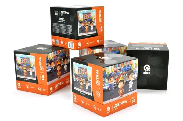 Пазли - 160 елм. - QB500-004 "Суперпрофесії" qbee купити