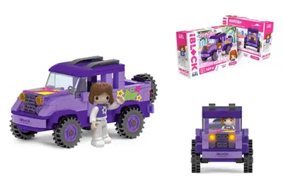 Конструктор Kids hits IBLOCK JUNIOR KH08/002/3, Дівчатка, Рухайся на джипі,189 дет,компл. фігур, інстр., наліпки,короб. 24*16*6 Конструктор Kids hits IBLOCK JUNIOR KH08/002/3, Дівчатка, Рухайся на джипі,189 дет,компл. фігур, інстр., наліпки,короб. 24*16*6 купити