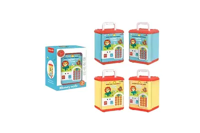 Скарбничка-сейф WF-3015 зі сканером обличчя,батарейка, музика, світло 2 кол.кор.18,6*12,9*15 см купити