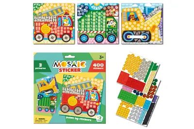 Набір для творчості. Мозаїка зі стікерами 300899 «Транспорт» DoDo купити