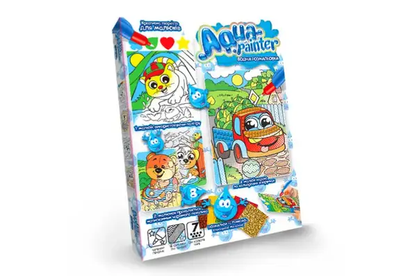 Набір для творчості AQP-01-01U,02U,03U...09U "AQUA PAINTER" DANKO купити недорого в Україні, фото 9