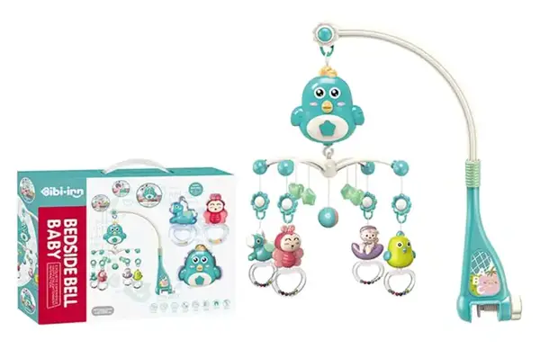 Мобіль на ліжко 648A-56 на батарейках, музичний, в коробці р.52x9,5x39,7 см купити