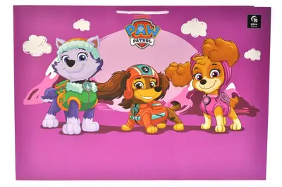 Пакет паперовий XL QB004-304 "Щенячий Патруль: Команда дівчат" р.50x35x17 см qbee купити