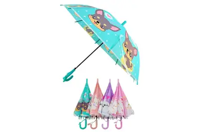 Парасолька BT-CU-0056 кольорова 4в.EVA 49*66см зі свистком купити