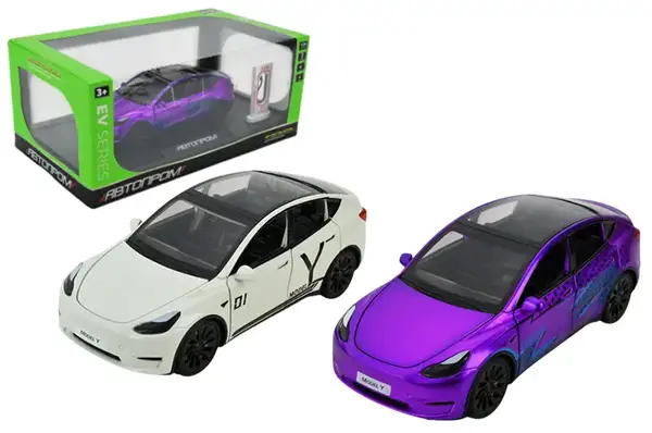 Машина металева AP7720 1:24,2 кольори, із зарядною станцією,на батарейках,зі світлом,звуком,відкриваються двері, в коробці р.29x16x12,6см АВТОПРОМ купити