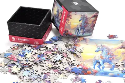 Пазли - 300 елм. - QB500-008 "Коник Єдиноріг" qbee купити