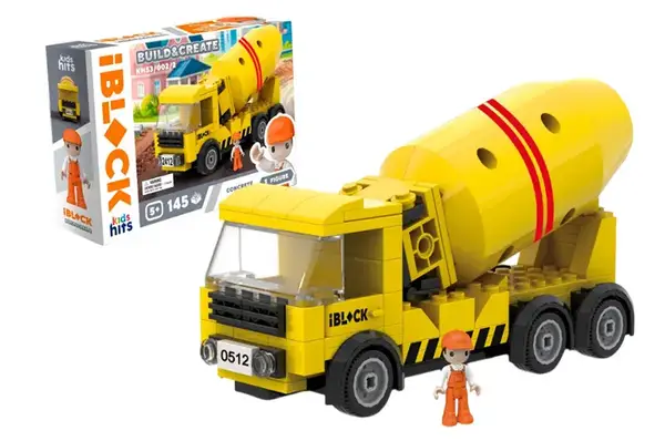 Конструктор KH53/002/2 IBLOCK JUNIOR 145 деталей, короб. 24x6x16 см Kids hits купити