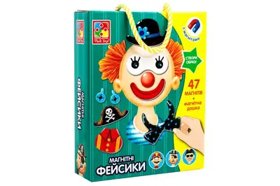 Настільна магнітна гра "Фейсики" VT3702-15 VladiToys купити