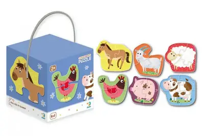 Пазл 2-3-4 елементи "Домашні тварини" 300152 DoDo купити