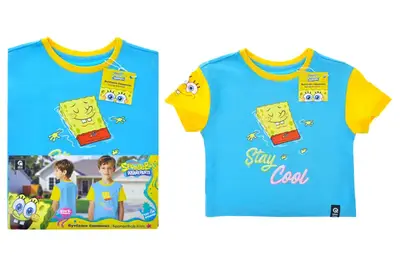 Футболка бавовняна QB-SB-001-04-110-116 SpongeBob Kids 110-116 qbee купити