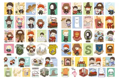 Розмальовка LCB41 WB Harry Potter: Гаррі та Гоґвортс зі стікерами IDEYKA купити