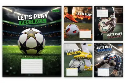 Зошит 36 Клітинка 768754 "Let's play football" 1Вересня купити