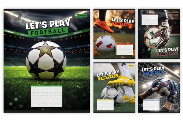 Зошит 36 Клітинка 768754 "Let's play football" 1Вересня купити