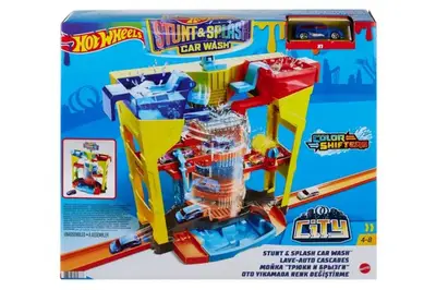 Ігровий набір "Автомийка: вибух кольорів" серії "Зміни колір" GRW37 HOT WHEELS KID купити