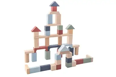 Конструктор дерев'яний 16075 Wooden blocks construction kit «Cubika 4» Cubika купити