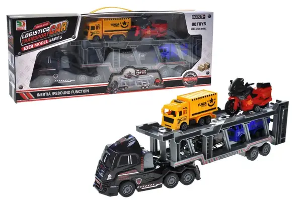 Автовоз BQ700-37 з машинками інерційний в коробці YG Toys купити