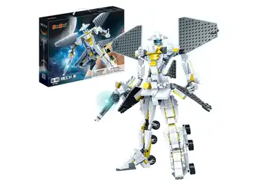 Конструктор-трансформер "Mech 3" Самурай (567 елм. ) ET710 / BanBao купити