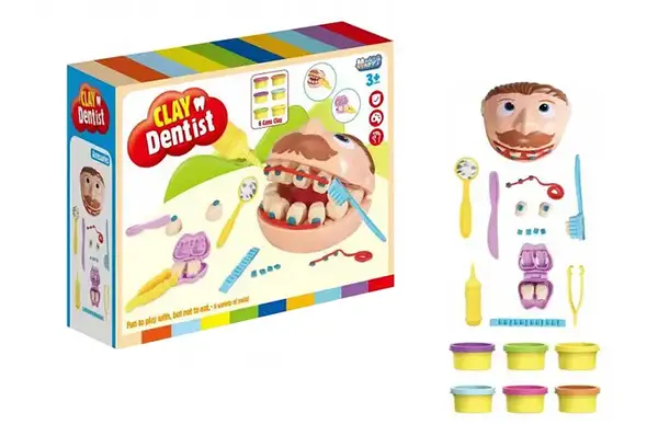 Набір тіста для ліпки "Дантист" в коробці SM8060 р.22*17,5*7см купити