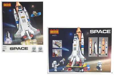 Конструктор "COGO" "Космічний шатл" 404дет 4421 (Р) р.41*30,5*6,3см купити