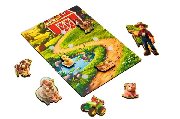 Сортер на липучках Puz-88755 "Моя ферма" PuzzleOk купити недорого в Україні, фото 2