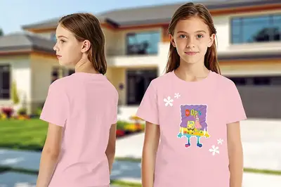 Футболка бавовняна QB-SB-001-15-110-116 SpongeBob Kids 110-116 qbee купити