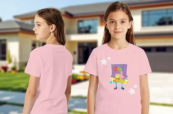 Футболка бавовняна QB-SB-001-15-110-116 SpongeBob Kids 110-116 qbee купити
