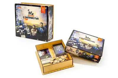 Гра настільна 104994 "Контрнаступ" карткова, в дерев'яній коробці PuzzleOk купити